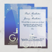 GAIA Mapping the Universe Kaart (Voorkant / Achterkant)