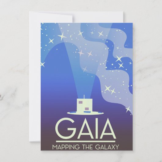 GAIA Mapping the Universe Kaart (Achterkant)