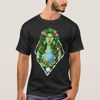 Gaia Moeder Aarde Godin T-shirt