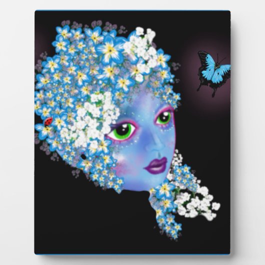 GAIA Moeder Aarde Pagan fantasy Art van LeahG Fotoplaat (Voorkant)