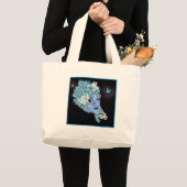 GAIA Moeder Aarde Pagan fantasy Art van LeahG Grote Tote Bag (Voorkant (product))