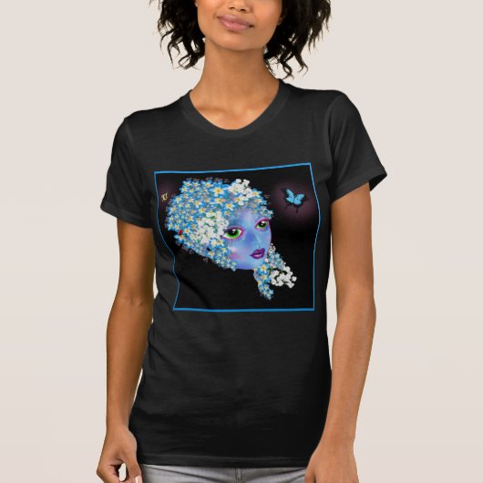 GAIA Moeder Aarde Pagan fantasy Kunst van LeahG T-shirt (Voorkant)