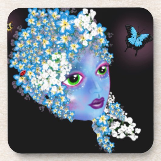 GAIA Moeder Aarde Paganistische fantasie Kunst van Drankjes Onderzetter (Voorkant)