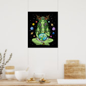 Gaia Moeder Earth Goddess Poster (Keuken)