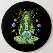 Gaia Moeder Earth Goddess Ronde Button 6,0 Cm (Voorkant)