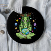 Gaia Moeder Earth Goddess Ronde Button 6,0 Cm (In situ)