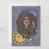 Gaia moeder Earth Goddess Tarot de wereld Kaart (Voorkant)