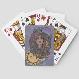 Gaia moeder Earth Goddess Tarot de wereld Pokerkaarten