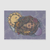 Gaia moeder Earth Goddess Tarot de wereld Tissuepapier (Voorkant)