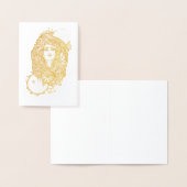 Gaia Moeder Goddess Folie Kaarten (Display)