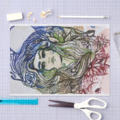 Gaia Moeder Goddess Tissuepapier (Craft)