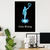 Gaia Rijzende Muurkunst / Poster (Thuiskantoor)