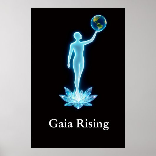 Gaia Rijzende Muurkunst / Poster (Voorkant)