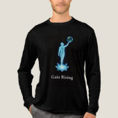 Gaia Rising Bella Mens Long Sleeved T-Shirt (Voorkant volledig)