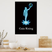 Gaia Rising Wall Art / Poster (Keuken)