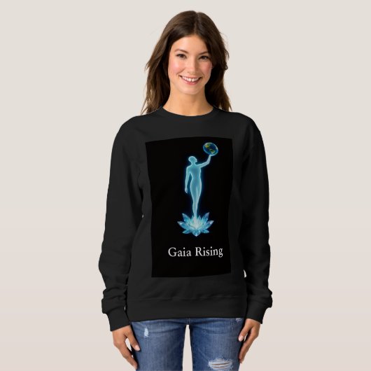 Gaia Rising Womens Sweatshirt (Voorkant volledig)