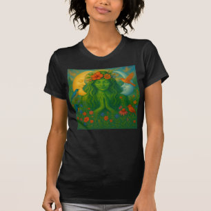 Gaia Zon & Maan Harmonie – Heilige Natuur Godin  T-shirt