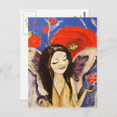 Gaia's Angel Child Briefkaart (Voorkant / Achterkant)