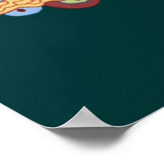 Gaia's Keltische Golf Poster (Hoek)