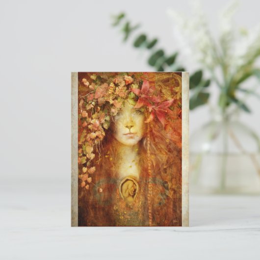 Gaia's Life Force Briefkaart (Staand voorkant)