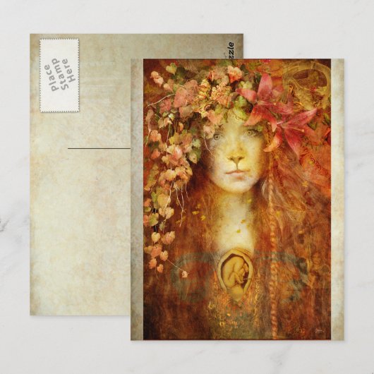 Gaia's Life Force Briefkaart (Voorkant / Achterkant)