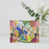 Gaia's overvloed aan groenten en fruit briefkaart (Staand voorkant)