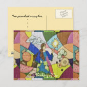 Gaia's overvloed aan groenten en fruit briefkaart (Voorkant / Achterkant)