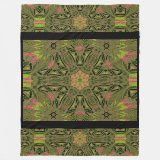 Gaia's tuin 142 fleece deken (Voorkant)