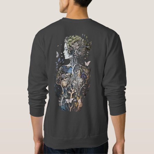 Gaia's Ziel - De Moeder Aarde Trui (Achterkant)