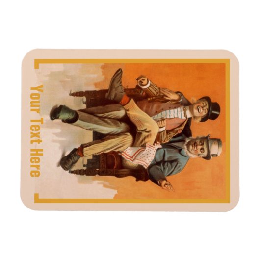 GAIETY aangepaste magneet (Horizontaal)