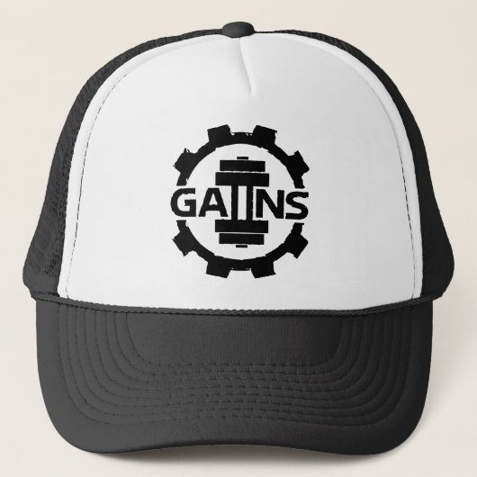 GAIINS BODYBUILDING APPAREL *NEW* DESIGN* PET* TRUCKER PET (Voorkant)