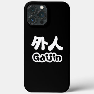 Gaijin 外人 Kanji Nihongo Japanse Taal iPhone 13 Pro Max Hoesje