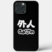 Gaijin 外 人 | Kanji Nihongo Japans Taal Case-Mate iPhone Case (Achterkant)