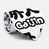 Gaijin 外 人 | Kanji Nihongo Japans Taal Stropdas (Opgerold)