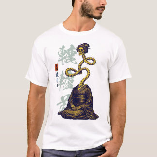 Gaikotsu Rokurokubi Lange Nek Japanse Streetwear T-shirt