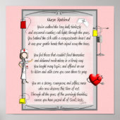 Gail Gabel in ruste Zurse Canvas Art Poem Poster (Voorkant)