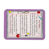 Gail Gabel in ruste Zurse Canvas Magneet (Horizontaal)