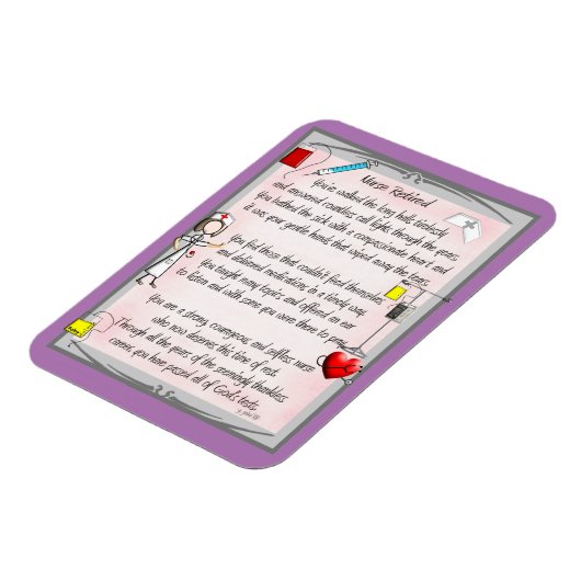 Gail Gabel in ruste Zurse Canvas Magneet (Linkerzijde)