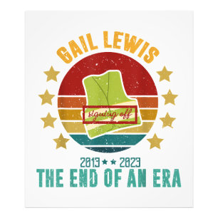 Gail Lewis, Wij Salueren U, Het Einde Van Een Tijd Foto Afdruk