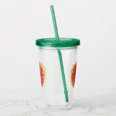Gaillardia 1 acryl drinkbeker (Links)