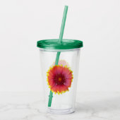 Gaillardia 1 acryl drinkbeker (Achterkant)