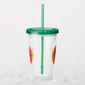 Gaillardia 1 acryl drinkbeker (Rechts)