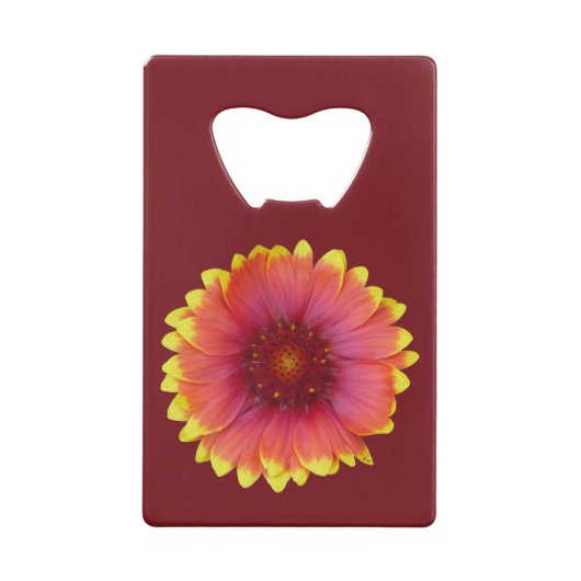 Gaillardia 1 creditkaart flessenopener (Voorkant)