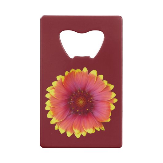 Gaillardia 1 creditkaart flessenopener (Achterkant)