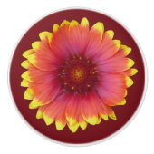 Gaillardia 1 keramische knop (Voorkant)