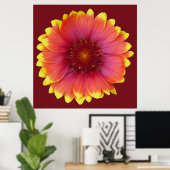 Gaillardia 1 poster (Thuiskantoor)