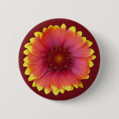 Gaillardia 1 ronde button 5,7 cm (Voorkant)