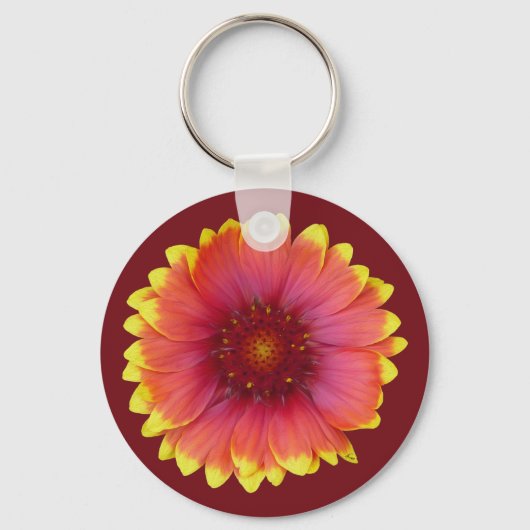 Gaillardia 1 sleutelhanger (Voorkant)