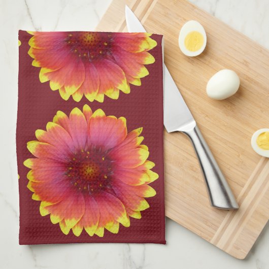 Gaillardia 1 theedoek (Quarter Fold)