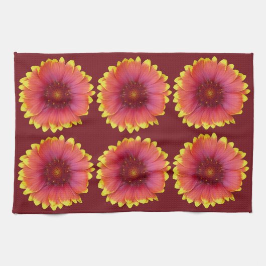 Gaillardia 1 theedoek (Horizontaal)